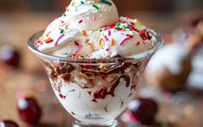 The Ultimate Ice Cream Sundae: Topped with Cache Toffee, of Course!