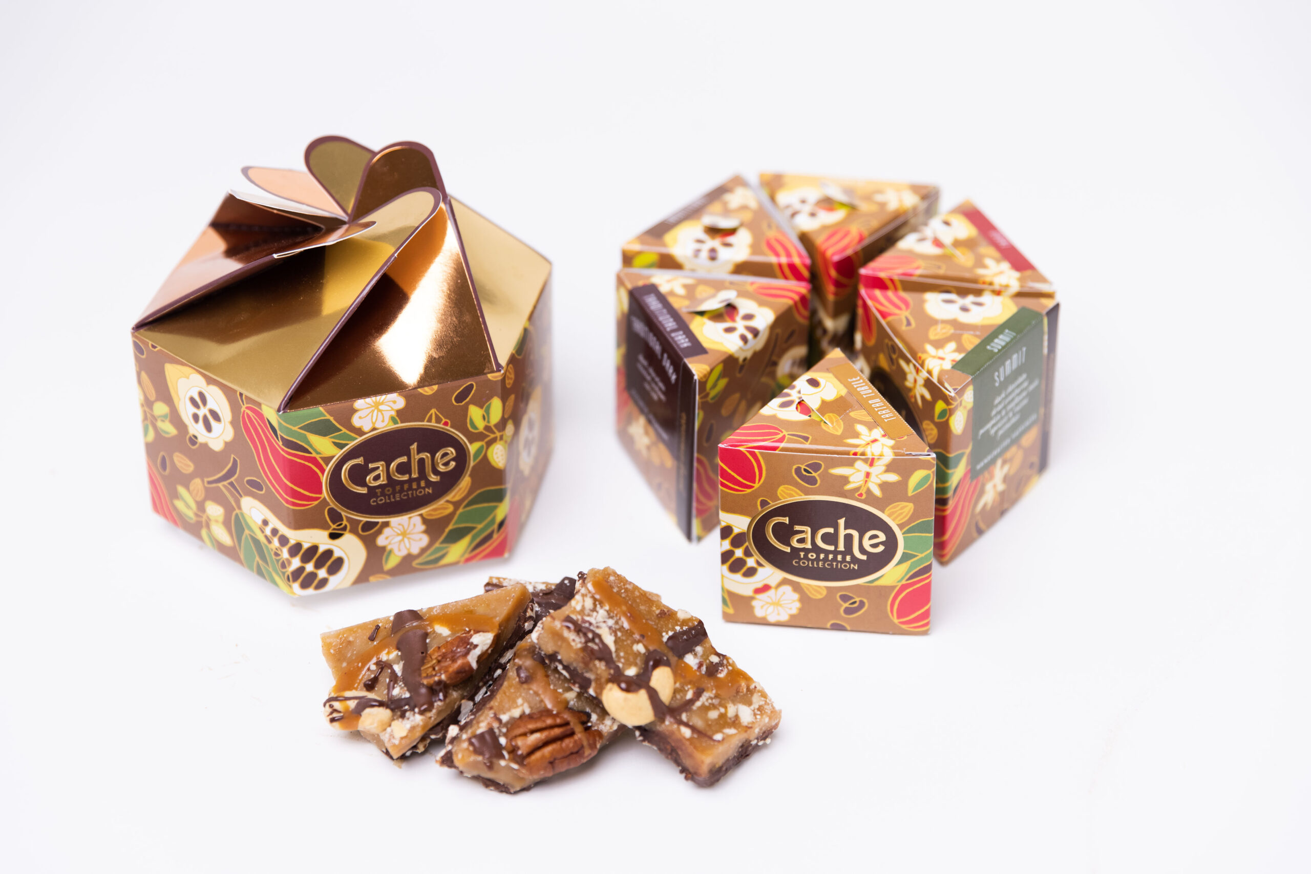 elegant 6 toffee flavors gift box