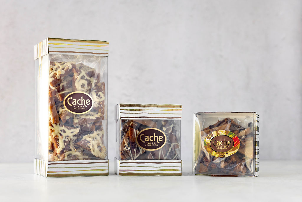 Gourmet Toffee Packaging Retail Display